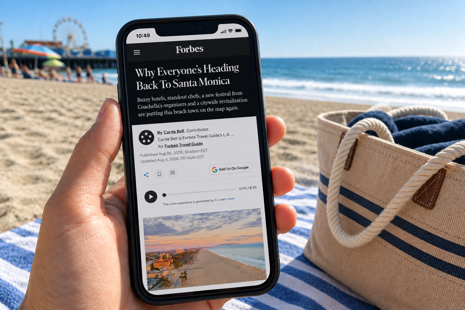 Forbes Says Everyone’s Heading Back to Santa Monica